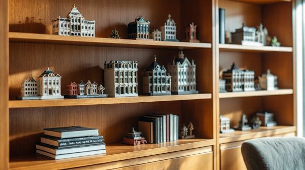 10 idées créatives pour embellir votre bibliothèque avec des miniatures