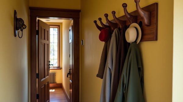 Petite entrée : où suspendre les manteaux sans encombrer le passage ?